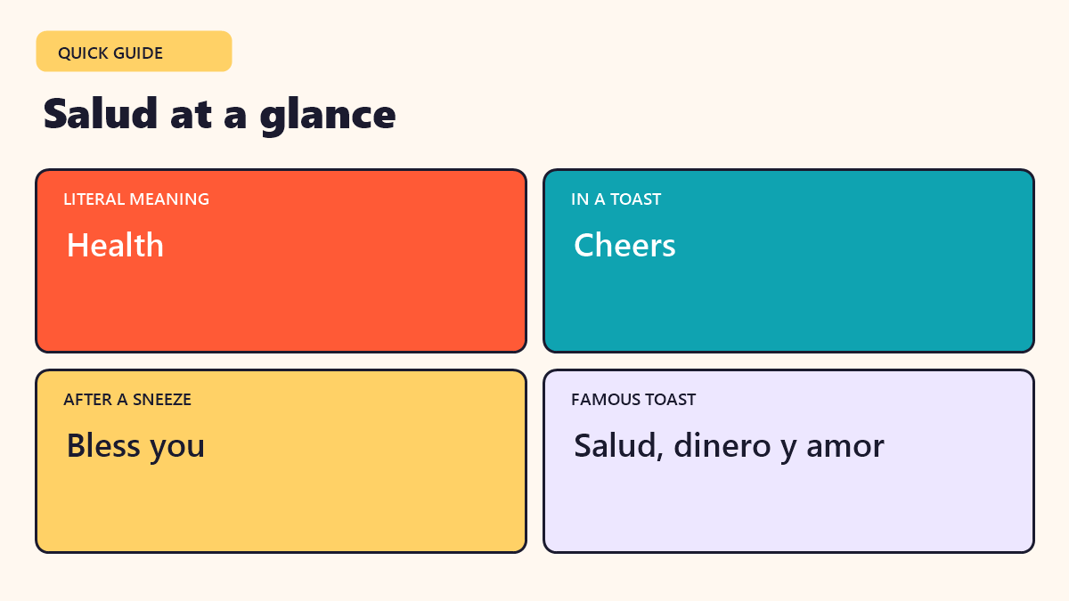 Infographic: Salud at a glance - quick facts
