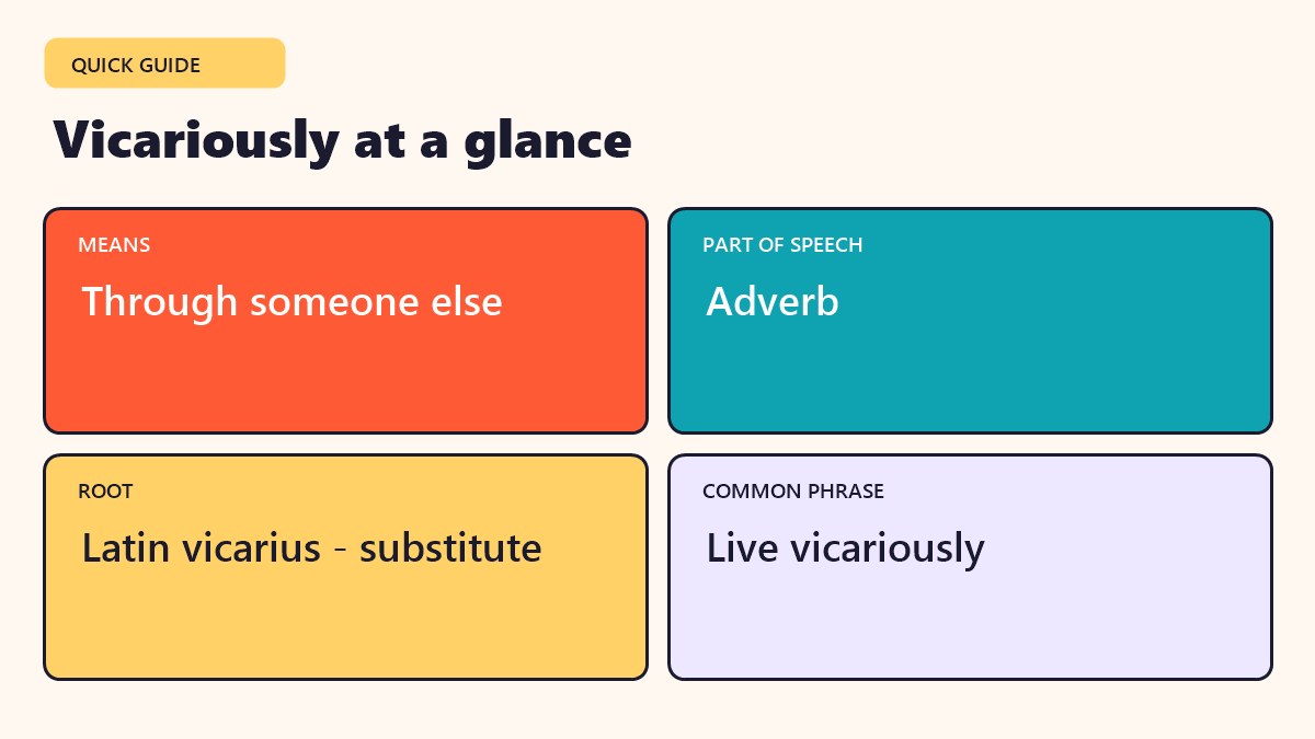 Infographic: Vicariously at a glance - quick facts